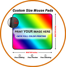 custom size mouse pad h01 Custom mouse pads